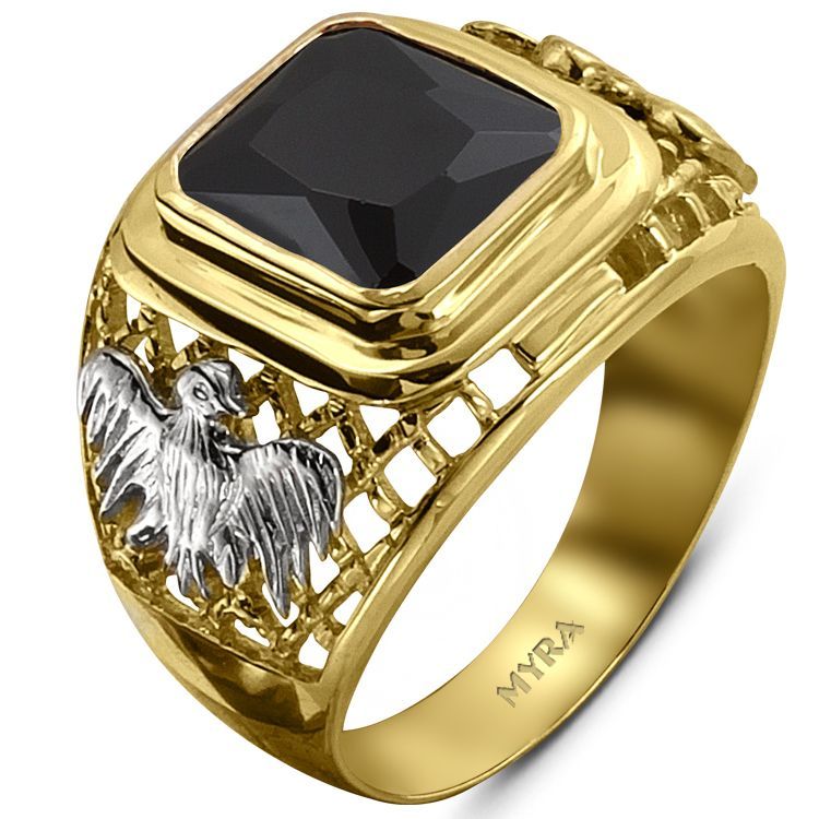 Myra Gold 14 Ayar Altın Erkek Yüzük