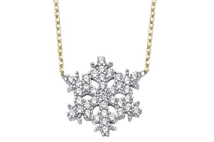 Altın Taşlı Kartanesi Kolye Kly00242 Melis Gold