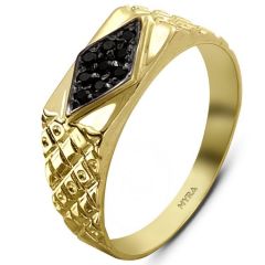 Myra Gold 14 Ayar Altın Erkek Yüzük