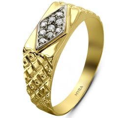 Myra Gold 14 Ayar Altın Erkek Yüzük