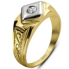 Myra Gold 14 Ayar Altın Erkek Yüzük