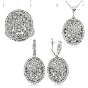GUMUSH 925 Zirkon Taslı  Set | ST1270078