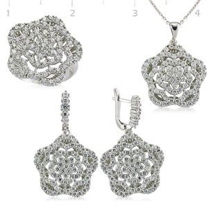 GUMUSH 925 Zirkon Taslı  Set | ST1270079
