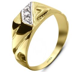 Myra Gold 14 Ayar Altın Erkek Yüzük
