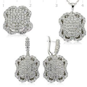 GUMUSH 925 Zirkon Taslı  Set | ST1270082