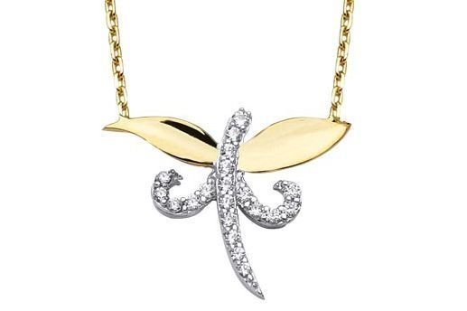 Altın Yusufçuk Kolye Kly00256 Melis Gold