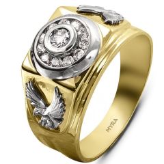 Myra Gold 14 Ayar Altın Erkek Yüzük