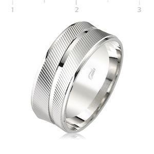 GUMUSH 925  Rodyumlu Alyans | WRG101304