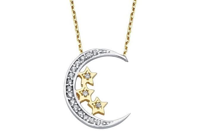 Altın Ayyıldız Kolye Kly00262 Melis Gold