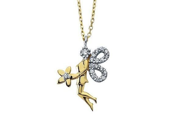 Altın Melek Kolyesi Kly00263 Melis Gold
