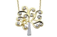 Altın Ağaç Kolyesi Kly00266 Melis Gold
