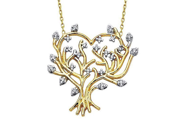Altın Ağaç Kolyesi Kly00267 Melis Gold