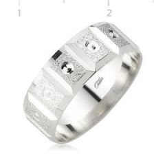 GUMUSH 925  Rodyumlu Alyans | WRG101282