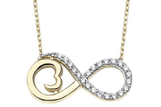 Altın Sonsuzluk Kolyesi Kly00273 Melis Gold