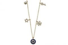Altın Şans Kolyesi Kly00282 Melis Gold
