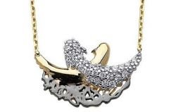 Altın Güvercin Kolye Kly00284 Melis Gold