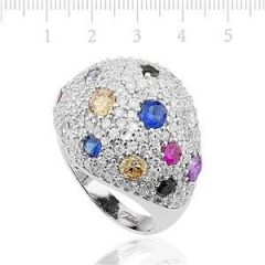 GUMUSH 925 Zirkon Taslı Gümüş Bayan Yüzük | LRG47001003