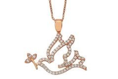 Altın Kırlangıç Kolye Kly00292 Melis Gold