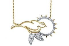 Altın Güvercin Kolye Kly00293 Melis Gold