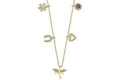 Altın Şans Kolyesi Kly00295 Melis Gold
