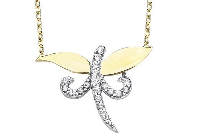Altın Yusufçuk Kolye Kly00298 Melis Gold