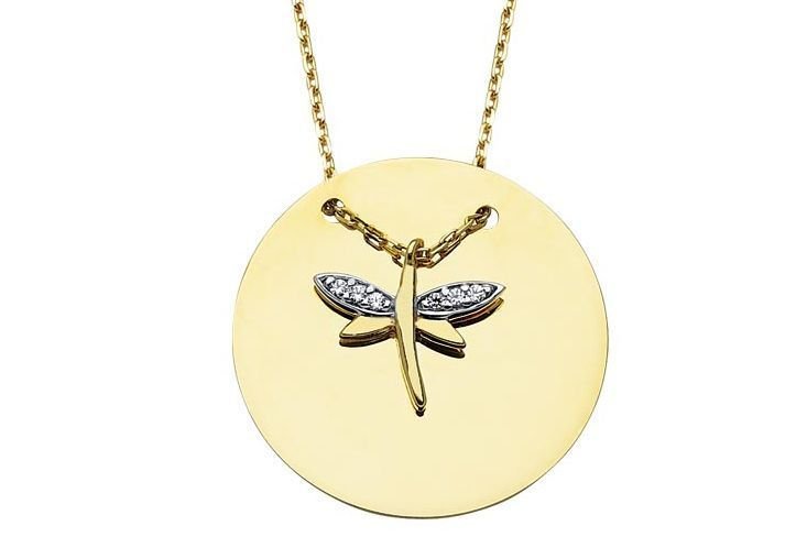 Altın Yusufçuk Kolye Kly00302 Melis Gold