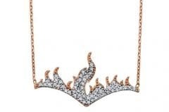 Altın Ateş Kolye Kly00304 Melis Gold