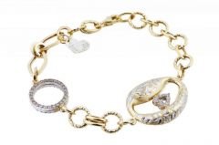 Altın Taşlı Bileklik Blk20024 Melis Gold