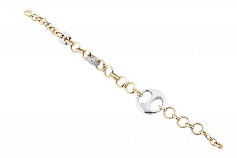 Altın Taşlı Bileklik Blk20025 Melis Gold
