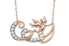 Altın Sonsuzluk Ve Melek Kolye Kly00306 Melis Gold