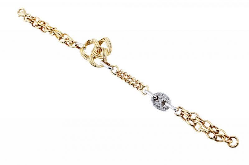 Altın Taşlı Bileklik Blk20026  Melis Gold