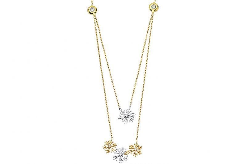 Altın Lava Kolye Kly00307 Melis Gold