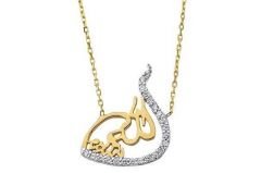 Altın Tavşan Kolye Kly00309 Melis Gold