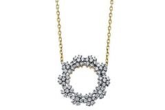 Altın Lava Kolye Kly00310 Melis Gold
