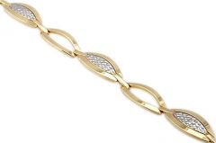Altın Taşsız Bileklik Blk00004  Melis Gold