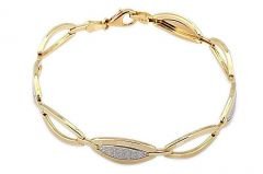 Altın Taşsız Bileklik Blk00004  Melis Gold