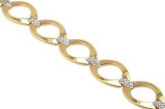 Altın Taşsız Bileklik Blk00006  Melis Gold
