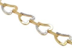 Altın Taşsız Bileklik Blk00007  Melis Gold