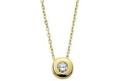 Altın Tektaş Kolye Kly00317 Melis Gold