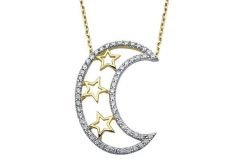 Altın Ayyıldız Kolye Kly00322 Melis Gold