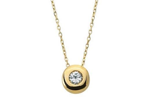Altın Tektaş Kolye Kly00323 Melis Gold