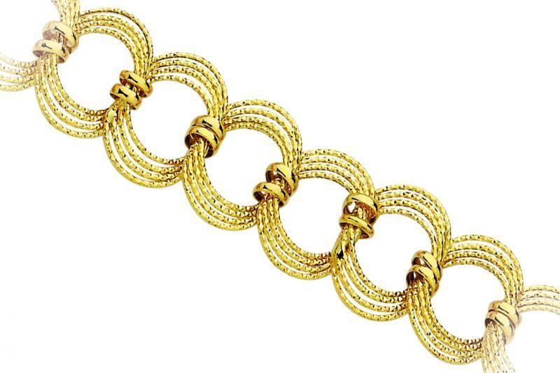 Altın Taşsız Bileklik Blk00016 Melis Gold