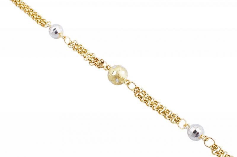 Altın Taşsız Bileklik Blk00025  Melis Gold