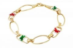 Altın Kelebek  Bileklik Blk00028 Melis Gold