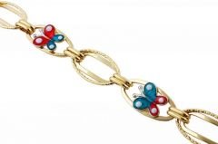 Altın Kelebek  Bileklik Blk00029 Melis Gold