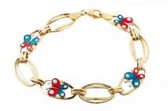 Altın Kelebek  Bileklik Blk00029 Melis Gold