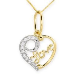 Myra Gold 14 Ayar Altın Kalp Kolye