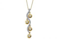 Altın Tek Taş Kolye Kly00360 Melis Gold
