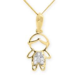 Myra Gold 14 Ayar Çocuk Figürlü Kolye