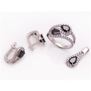 GUMUSH 925  Gümüş Zirkon Taşlı Set | SET47138085